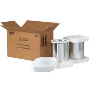 Hazardous Material Boxes & Supplies - 17 x 8 1/2 x 9 5/16" 2 - 1 Gallon Foam Haz Mat Shipper Kit