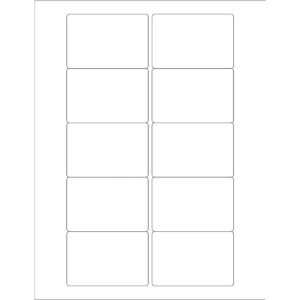 Laser Labels - 3 x 2" Weather-Resistant Laser Labels
