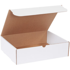 Literature Mailers - 14 1/4 x 11 1/4 x 4" White Literature Mailers