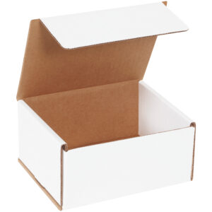 Corrugated Mailers - 6 x 5 x 3" White Corrugated Mailers