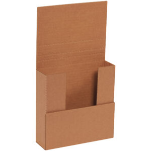 Easy-Fold Mailers - 7 1/2 x 7 1/2 x 2" Kraft Easy-Fold Mailers
