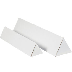Triangle Mailing Tubes - 3 x 30 1/4" White Triangle Mailing Tubes