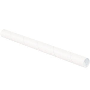 White Tubes - 1 1/2 x 12" White Tubes with Caps