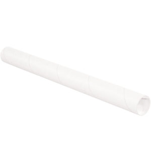 White Tubes - 2 x 9" White Tubes with Caps