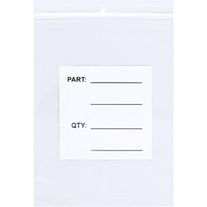 Reclosable Bags - 2 x 3" - 4 Mil Parts Bags w/ Hang Holes