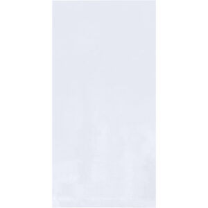 Flat Poly Bags - 6 x 20" - 1 Mil Flat Poly Bags