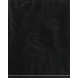 Flat Poly Bags - 12 x 15" - 2 Mil Black Flat Poly Bags