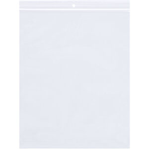 Reclosable Bags - 9 x 12" - 4 Mil Reclosable Poly Bags w/ Hang Hole
