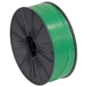 Twist Ties - 5/32" x 7000' Green Plastic Twist Tie Spool