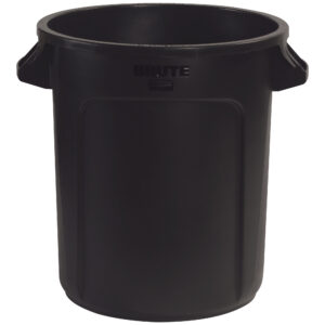 Trash Cans - Rubbermaid Brute Trash Can - 10 Gallon, Black
