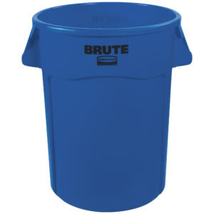 Trash Cans - Rubbermaid Brute Trash Can - 44 Gallon, Blue