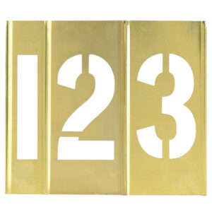 Stencil Supplies - 1" Number Only Brass Stencils