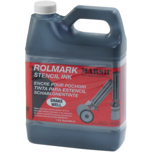 Stencil Supplies - Rolmark Quart of Black Ink