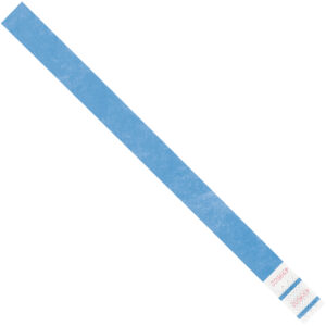 Wristbands - 3/4 x 10" Blue Tyvek Wristbands